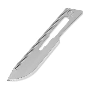 Medline Sterile Disposable Stainless-Steel Blades - Sterile Disposable Stainless Steel Surgical Blade, Wide Foil, No. 10 - MDS15110L