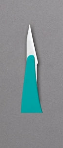 Medline Disposable Surgical Scalpels - Disposable Scalpel with Stainless Steel Blade, Sterile, No. 11 - MDS15211