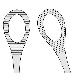 Medline Foerster Sponge Forceps - Foerster Sponge Holding Forceps, Straight, Serrated Loop Jaw, 9.75" - MDS1617025
