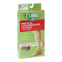 Medline CURAD Knee-High Compression Hosiery - CURAD Knee-High Compression Hosiery with 20-30 mmHg, Tan, Size C, Short Length - MDS1702CTS