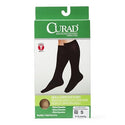 Medline CURAD Knee-High Compression Hosiery - CURAD Knee-High Compression Hosiery with 8-15 mmHg, Tan, Size S, Regular Length - MDS1712AT