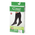 Medline CURAD Knee-High Compression Hosiery - CURAD Knee-High Compression Hosiery with 8-15 mmHg, Tan, Size L, Short Length - MDS1712CTS