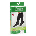 Medline CURAD Knee-High Compression Hosiery - CURAD Knee-High Compression Hosiery with 8-15 mmHg, Tan, Size L, Short Length - MDS1712CTS