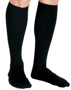 Medline CURAD Compression Dress Socks - CURAD Knee-High Compression Dress Socks with 15-20 mmHg, Black, Size A, Regular Length - MDS1716AB