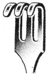 Medline Tracheal Retractors - RETRACTOR, HOOK, DELICATE, 3-PRONG, 6.25 - MDS1822103