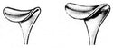 Medline Vein Retractors - RETRACTOR, VESSEL, CUSHING, 11MM, 9.25" - MDS1823510