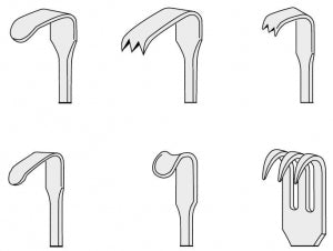 Medline Meyerding Finger Retractors - RETRACTOR, FINGER, MEYERDING, .3X1CM, D, 7" - MDS1830205