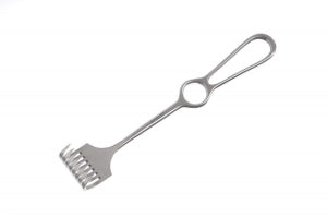 Medline Koerte Retractors - Koerte 8-Prong Retractor, 16 x 40 mm, 9-1/2", Sharp Tip - MDS1836608