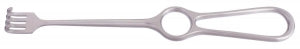 Medline Finger Volkmann Retractors - RETRACTOR, VOLKMANN, BLUNT, 4 PRONG, 4 1/2" - MDS1838004