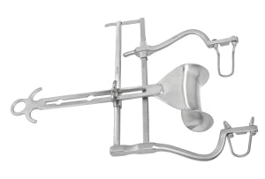 Medline Balfour Abdominal Retractor Blades - Balfour Abdominal Retractor Set with 5 Blades, 12" - MDS1891800