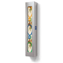 Medline Stainless Steel Glove Dispensers - Stainless Steel Glove Box Holder, Vertical Mount, Triple - MDS193095V