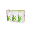Medline Horizontal- or Vertical-Mount Clear Plastic Glove Dispensers - Plastic Triple Glove Box Holder - MDS193096B