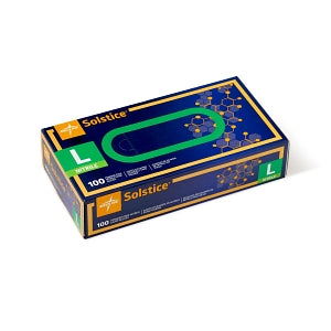 Medline Solstice Powder-Free Nitrile Exam Gloves - Solstice Nitrile Powder-Free Exam Gloves, Size L - MDS2096