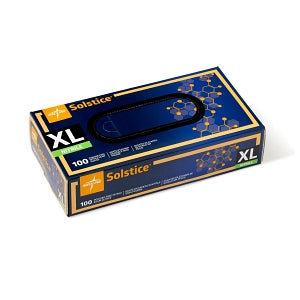 Medline Solstice Powder-Free Nitrile Exam Gloves - Solstice Nitrile Powder-Free Exam Gloves, Size XL - MDS2097