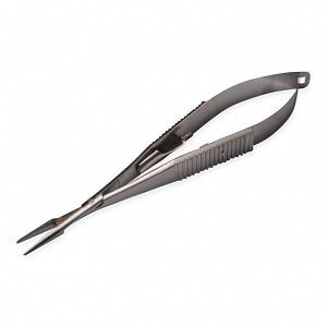 Medline Needle Holders - 5-3/4" (14.6 cm) Castroviejo Needle Holder with Delicate Curved DD Jaws, Round Handle - MDS2422575