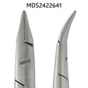 Medline Barraquer Micro Needle Holders - 5-1/4" (13.3 cm) Delicate Curved Nonlocking Barraquer Needle Holder with 6 mm Jaw - MDS2422641
