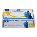 Medline SensiCare Ice Blue Powder-Free Nitrile Exam Gloves - SensiCare Ice Powder-Free Nitrile Exam Gloves, Size S - MDS2501
