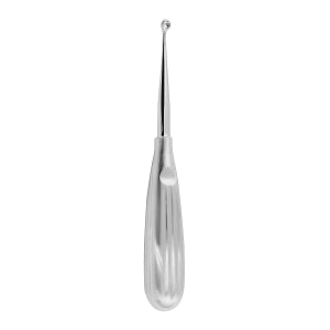 Medline Bruns Bone Curettes - 6.75" (17 cm) Size 2 Angled Bruns Bone Curette - MDS3247302