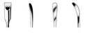 Medline Adson Periosteal Elevators - ELEVATOR, ORTHO, ADSON, CVD, BL, 6.5" - MDS3275517