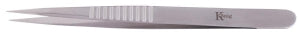 Medline Pierse-Type Jewelers Tissue Forceps - FORCEPS, PIERSE-JEWEL, FLAT, .3MM, 4 3/8" - MDS3810426
