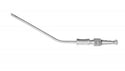 Medline 30-Degree Frazier Suction Tubes - 12 Fr 3-7/8" (9.8 cm) Working Length 30° Angle Frazier Suction Tube with Stylet - MDS4029512