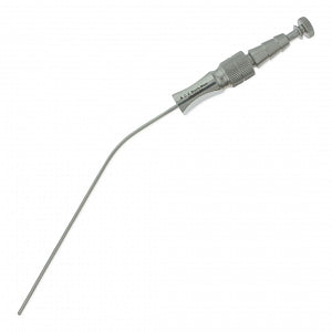 Medline Frazier Suction Tubes with Stylet - 9 Fr 7-1/8" (18.1 cm) Working Length 30° Angle Frazier Suction Tube with Stylet, Extra Long - MDS4029609