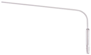 Medline Frazier Suction Tubes - 9 Fr 7-1/2" (19.1 cm) Working Length Frazier Suction Tube with 90° Angle - MDS4029709