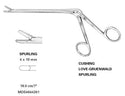 Medline Spurling Intervertebral Rongeurs - Spurling Intervertebral Disc Rongeur, Straight Angle, 4 mm x 10 mm Jaws, 7" Shaft - MDS4044201
