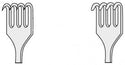 Medline Knapp Lacrimal Sac Retractors - RETRACTOR, HOOK, KNAPP, 4-PRONG, SHARP, 5" - MDS4237813