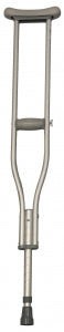 Medline Basic Aluminum Crutches - Basic Crutches with 250 lb. Capacity, Tall Adult - MDS50514-10
