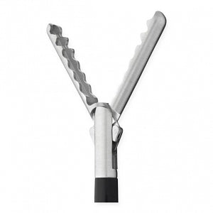 Medline Atraumatic Laparoscopic Grasper - 36.5 cm Working Length Single-Action Rotatable Laparoscopic Atraumatic Grasper with 5 mm Long Jaw and 2 x 3 Teeth - MDS524345SP