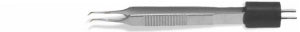 Medline Iris Endoscopic Forceps - Iris Bipolar Forceps, Insulated Handle, Straight, 3.75" - MDS573004E