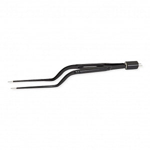 Medline Rhoton Bipolar Forceps - 8-3/4" (22.2 cm) Insulated Rhoton Bayonet Bipolar Forceps with Straight 1.5 mm Tips - MDS598008B