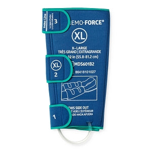 Medline Hemo-Force II Intermittent Single-Bladder DVT Sleeves - Extra Large Intermittent Hemo-Force II DVT Calf Sleeve with Circumference of 22"- 32" (55.9 cm - 81.3 cm) - MDS601B2