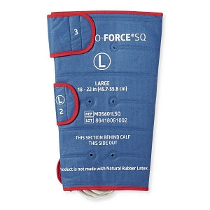 Medline New & Reprocessed DVT Therapy Compression Garments - Hemo-Force Blended DVT Therapy Compression Sleeve, Calf, Sequential, Size L - MDS601LSQBL