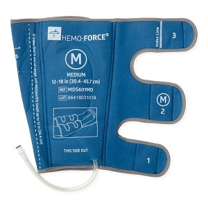 Medline Hemo-Force Intermittent Single-Bladder DVT Sleeves - Intermittent Hemo-Force DVT Sleeve, Calf, M with Circumference of 12"- 18" (30.5 cm - 45.7 cm) - MDS601MD