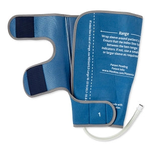 Medline Hemo-Force Intermittent Single-Bladder DVT Sleeves - Intermittent Hemo-Force DVT Sleeve, Calf, M with Circumference of 12"- 18" (30.5 cm - 45.7 cm) - MDS601MD