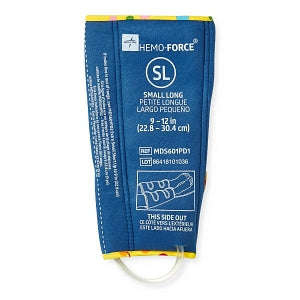 Medline Hemo-Force II Intermittent Single-Bladder DVT Sleeves - Small Long Intermittent Hemo-Force II DVT Calf Sleeve with Circumference of 9"- 12" (22.9 cm - 30.5 cm) - MDS601PD1