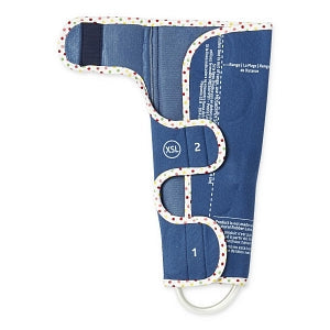 Medline Hemo-Force II Intermittent Single-Bladder DVT Sleeves - Extra Small Long Intermittent Hemo-Force II DVT Calf Sleeve with Circumference of up to 9" (22.9 cm) - MDS601PD3