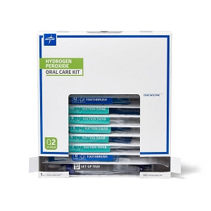 Medline 24-Hour Oral Care Kits - Hydrogen Peroxide 24-Hour Q2 Oral Suction Kit - MDS606802HP