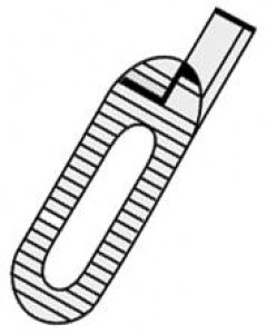 Medline Randall Kidney Stone Forceps - FORCEP, KIDNEY, RANDALL, FULL CVD, 7.5" - MDS6223104