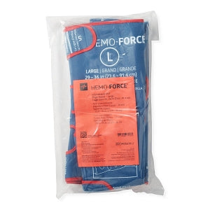 Medline Hemo-Force II Intermittent Single-Bladder DVT Sleeves - Large Intermittent Hemo-Force II DVT Thigh Sleeve with Circumference of 29"- 36" (73.7 cm - 91.4 cm) - MDS630L2