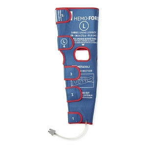 Medline Hemo-Force II Intermittent Single-Bladder DVT Sleeves - Large Intermittent Hemo-Force II DVT Thigh Sleeve with Circumference of 29"- 36" (73.7 cm - 91.4 cm) - MDS630L2