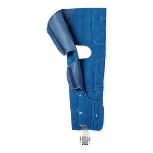 Medline Hemo-Force Sequential Triple-Bladder DVT Sleeves - Hemo-Force Sequential DVT Sleeve with No Trim, Thigh-Length, Size S with Circumference Up to 22" (55.9 cm) - MDS630SSQ2
