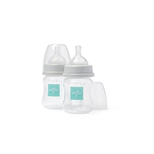 Medline Double-Electric Breast Pump with 6 Bottles - BOTTLE SET, NIPPLE, LID, COVER, 2 PK - MDS67030