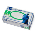 Medline SensiCare Ice Blue Powder-Free Nitrile Exam Gloves - SensiCare Ice Powder-Free Nitrile Exam Gloves with SmartGuard Film, Size L - MDS6803