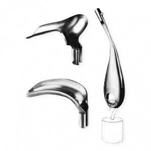 Medline Scherbak Vaginal Speculums - 85 mm x 35 mm Scherbak Speculum Blade Only - MDS7031005