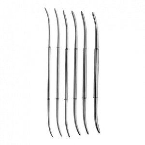 Medline Furst Double-Ended Hank Uterine Dilators - 17-18 Fr 11" (27.9 cm) Furst Double-Ended Hank Uterine Dilator, Japanese Stainless Steel - MDS7043018F