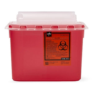 Medical Action Sharp Containers Rack Medline Biohazard Patient Room Sharps Disposal Containers - Wall-Mount ...