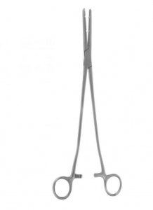 Medline Heaney OB / GYN Hysterectomy Forceps - 12" (30.5 cm) Straight Double-Grooved Heaney Hysterectomy Forceps - MDS7053134